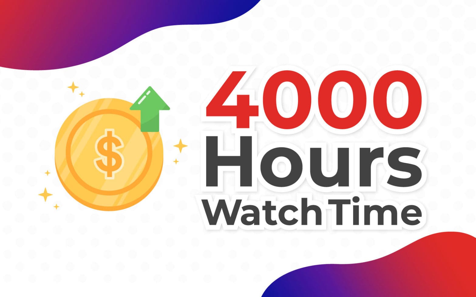 How many is 4000 hours in YouTube?