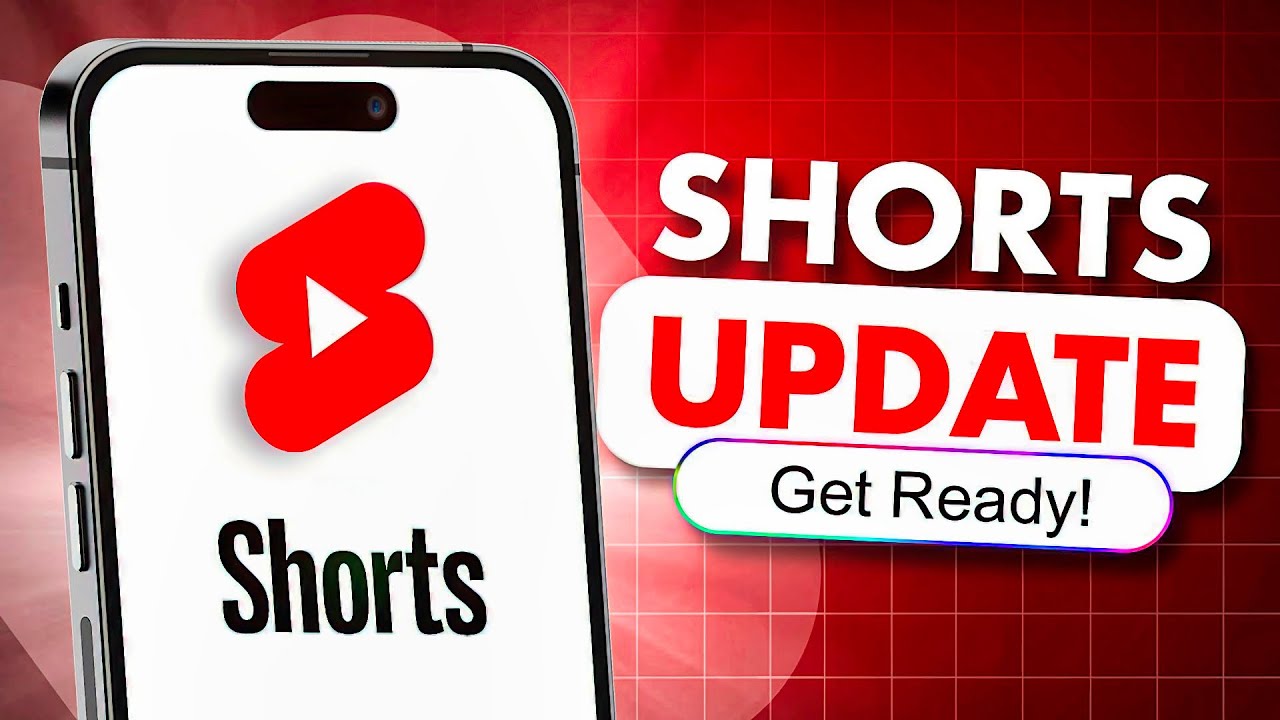 An image of a phone displaying the YouTube Shorts logo with text that reads "Shorts Update: Get Ready!" Accompanies a blog post discussing changes to links in YouTube Shorts coming August 23, 2023