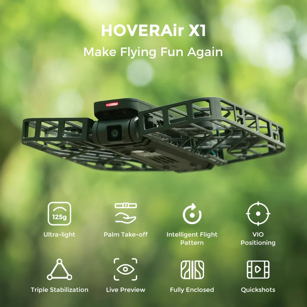 HoverAir X1 functions